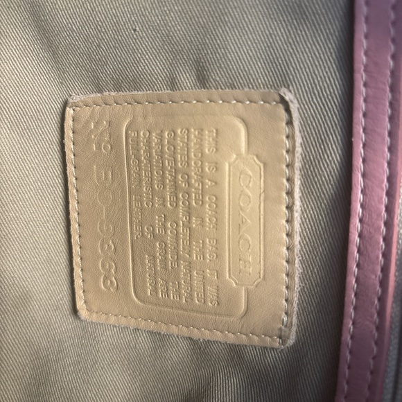 Coach Pink and Tan Shoulder Bag Y2K Vintage - Picture 13 of 13